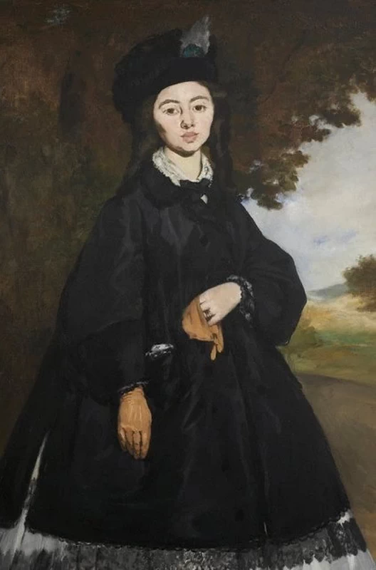  254-Édouard Manet, Portrait of Madame Brunet, 1860-63-Getty Museum 
